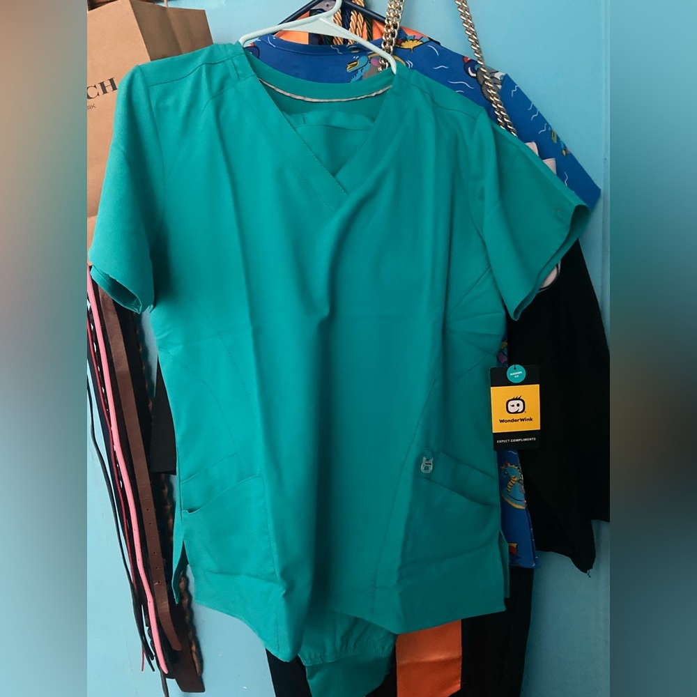 Teal Scrubs. Brand new with tags.
